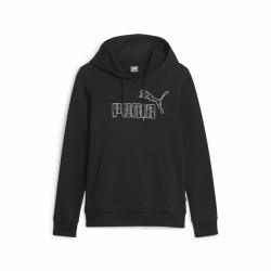 Women’s Hoodie Puma Ess+ Animal Black