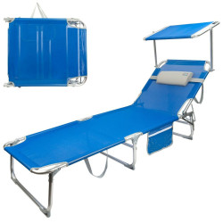 Beach sunbed Aktive 188 x 30 x 58 cm