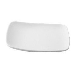 Dessert dish Ariane Vita Squared Ceramic White (20 x 17 cm) (12 Units)