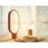 Desk lamp Allocacoc Heng Balance Brown Soft green Wood Plastic