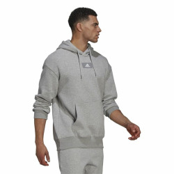 Men’s Hoodie Adidas FeelVivid Fleece Drop Grey