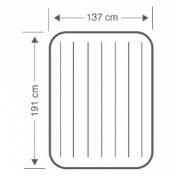 Air Bed Intex 137 x 25 x 191 cm (3 Units)