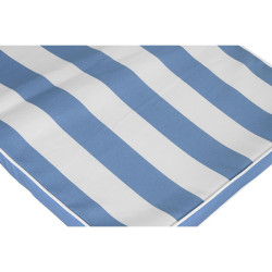 Cushion for lounger DKD Home Decor Hammock White Sky blue 190 x 60 x 5 cm