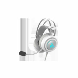 Headphones with Microphone Newskill Drakain White 2,4 m Multicolour Ivory