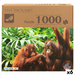 Puzzle Colorbaby Orangutan 6 Units 68 x 50 x 0,1 cm