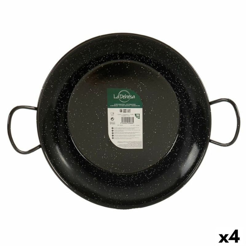 Paella Pan Ø 36 cm Enamelled Steel (4 Units)