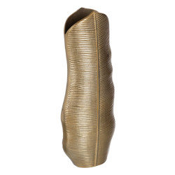 Vase 20 x 10 x 51 cm Golden Metal