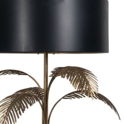 Floor Lamp Black Golden 50 x 50 x 168 cm