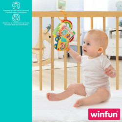 Cot Mobile Winfun Cloth Plastic 11,5 x 11,5 x 11,5 cm (6 Units)