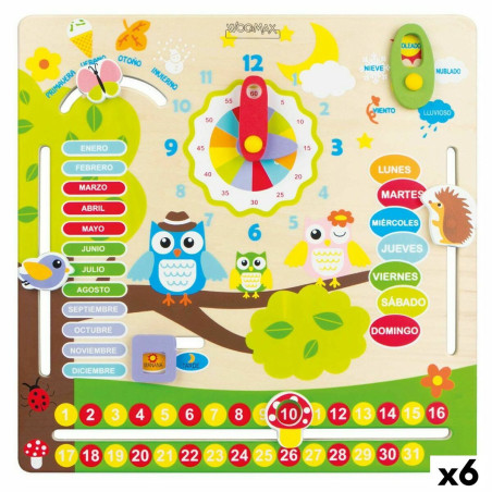 Educational Game Woomax Owls 30 x 3 x 30 cm (6 Units)