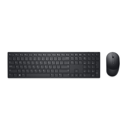 Keyboard and Mouse Dell KM5221WBKB-SPN Black Spanish Qwerty