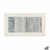 Canvas Stripes With relief (110 x 60 x 2,5 cm) (2 Units)