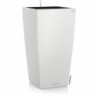 Plant pot Lechuza 40 x 40 x 76 cm White Black polypropylene Plastic Rectangular Squared