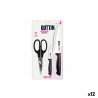 Kitchen Set Quttin Nero Black 3 Pieces (12 Units)