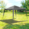 Gazebo Lifetime Impermeable Polyethylene Anthracite PVC 300 x 300 x 250 cm