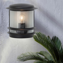 Wall Light Brilliant Hollywood Exterior Black Metal A+