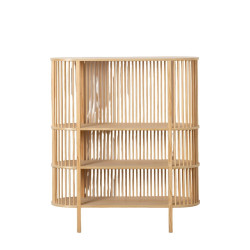 Shelves STICK Natural 120 x 40 x 140 cm