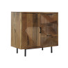 Sideboard DKD Home Decor Natural Metal Mango wood (90 x 40 x 87 cm)