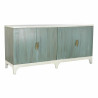 Sideboard DKD Home Decor Turquoise Beige Metal Wood (180 x 50 x 85 cm)