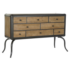 Chest of drawers DKD Home Decor Fir Metal (129 x 42 x 79 cm)