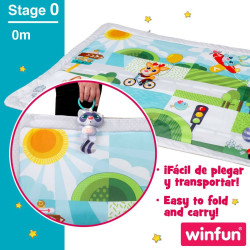 Play mat Winfun animals Cloth (2 Units)