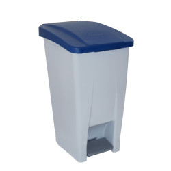 Pedal Bin Denox Blue Grey Plastic 60 L