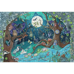 Puzzle Ravensburger 17516 Fantasy Forest Wood 500 Pieces