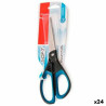 Scissors Maped Essentials Soft E4683 Black Blue Stainless steel 21 cm (24 Units)