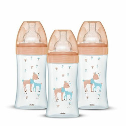 Set of baby's bottles Dodie 3 uds