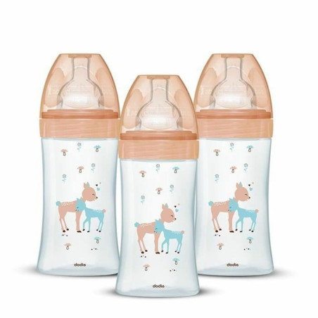 Set of baby's bottles Dodie 3 uds