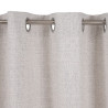 Curtain Beige Polyester Silver 100% cotton 140 x 260 cm