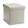 Pouffe Silver 31 x 31 x 31 cm (6 Units)