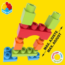 Construction set Color Block Basic 80 Pieces (4 Units)