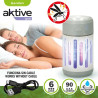 2-in-1 Rechargeable Mosquito Repellent Lamp with LED Aktive 7 x 13 x 7 cm (4 Units)