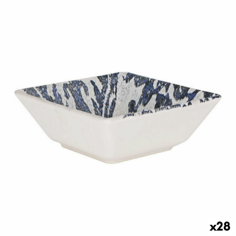 Bowl La Mediterránea Horus Porcelain White 13 x 13 x 5 cm (28 Units)