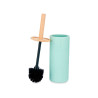 Toilet Brush Mint Wood Resin 10,5 x 38 x 10,5 cm (4 Units)