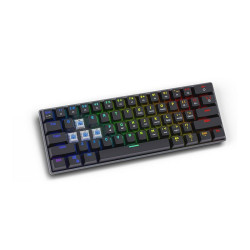 Keyboard Savio BLACKOUT Black Multicolour English QWERTY