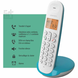 Landline Telephone Logicom DECT ILOA 150 SOLO Turquoise