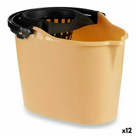 Cleaning bucket Black Beige polypropylene (15 L)