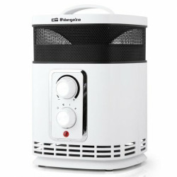 Portable Ceramic Heater Orbegozo CR 6025 Black/White 1500 W