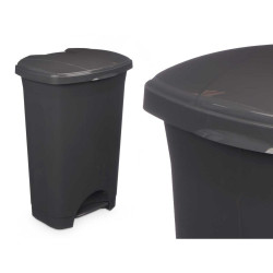 Pedal bin Anthracite Plastic 50 L (3 Units)