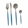 Cutlery Set Blue Silver Stainless steel (12 Units)