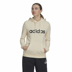 Women’s Hoodie Adidas Essentials Logo Beige