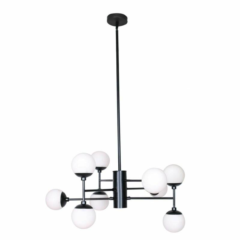 Ceiling Light DKD Home Decor Crystal Black (76.2 x 76.2 x 40.64 cm)