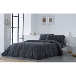 Nordic cover Naturals ELBA Dark grey Double (220 x 220 cm)