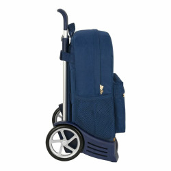 School Rucksack with Wheels Safta Navy Blue Harry Potter 32 x 14 x 43 cm