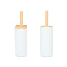 Toilet Brush White Wood Resin 10,2 x 38 x 10,2 cm (4 Units)