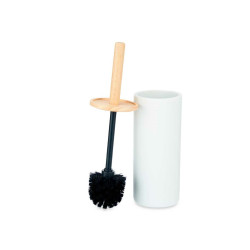 Toilet Brush White Wood Resin 10,2 x 38 x 10,2 cm (4 Units)