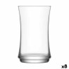 Set of glasses LAV Lune 365 ml Glass 6 Pieces (8 Units)