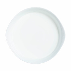 Serving Platter Luminarc Smart Cuisine Circular White Glass Ø 28 cm (6 Units)